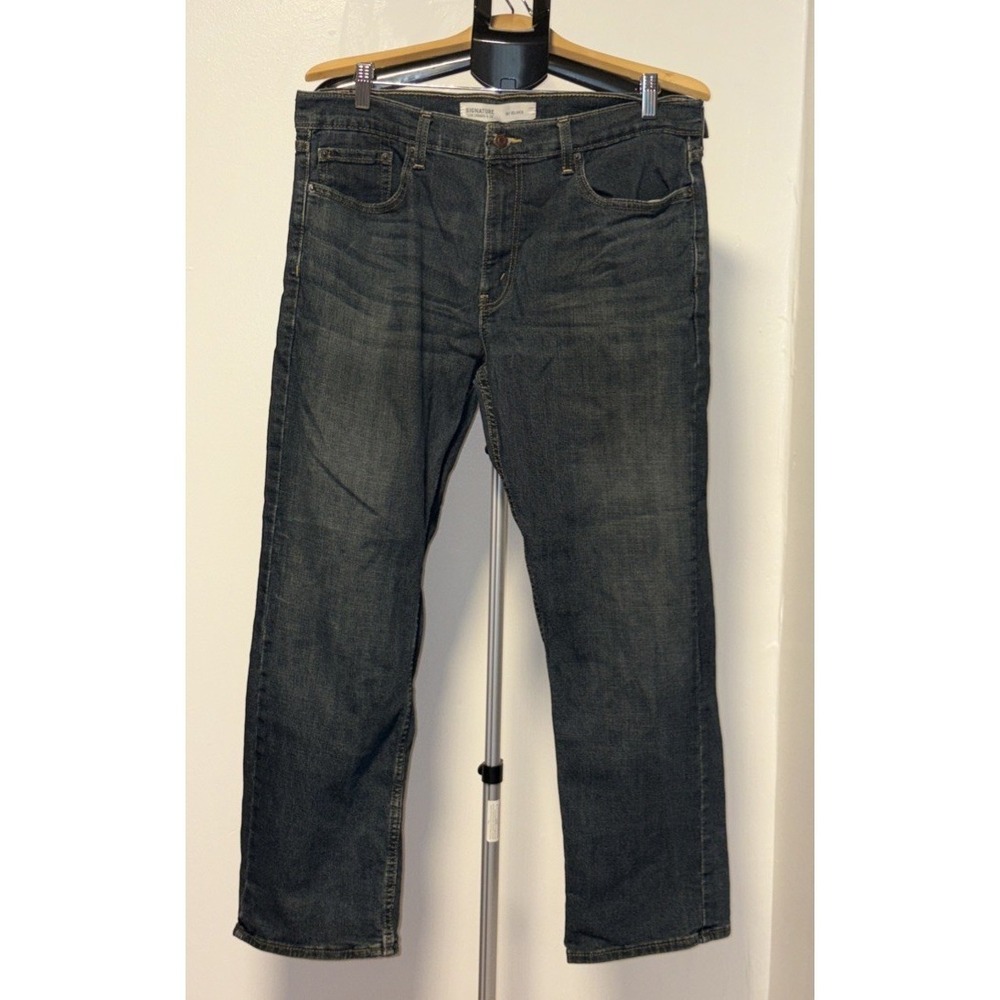Levi's S61 Relaxed Fit Straight Dark Blue Denim Men's Jeans Size 36x30 Regular‎